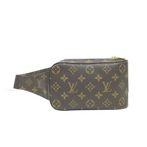 Louis Vuitton Brown Geronimos Monogram Leather Bag Canvas Shoulder